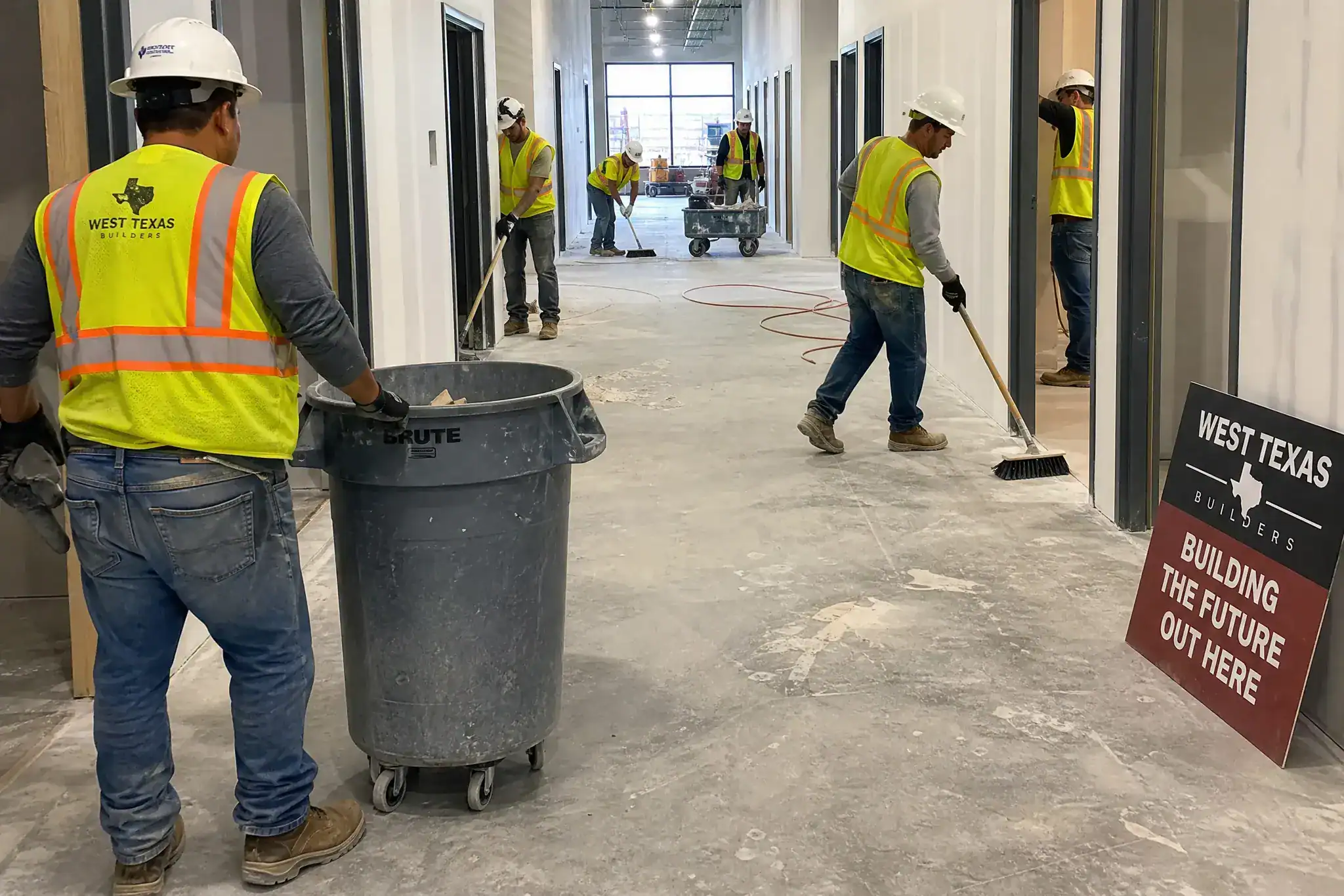 Commercial Construction Site Interior Cleanup